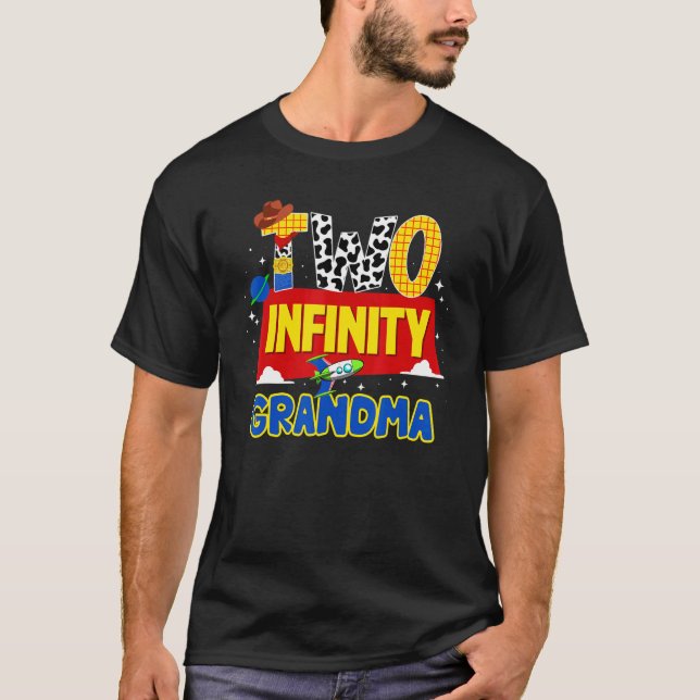 Cowboy Grandma Two Infinity And Beyond Birthday De T-Shirt (Front)