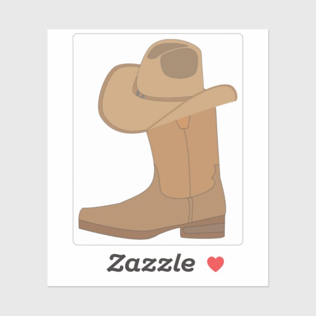Cowboy Hat and Boot (Sheet)