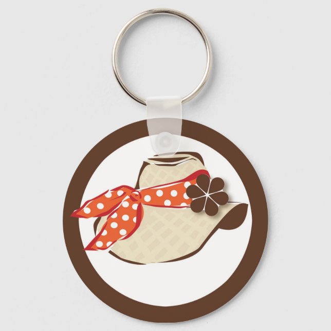 Cowboy Hat Keychain (Front)