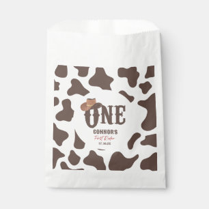 Cowboy Hat ONE First Rodeo 1st Birthday Party Favour Bag