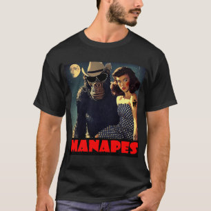 Cowboy Hat, Polka Dots, Sasquatch, Bigfoot T-Shirt