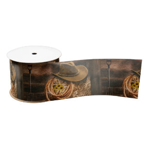 Cowboy Hat Satin Ribbon