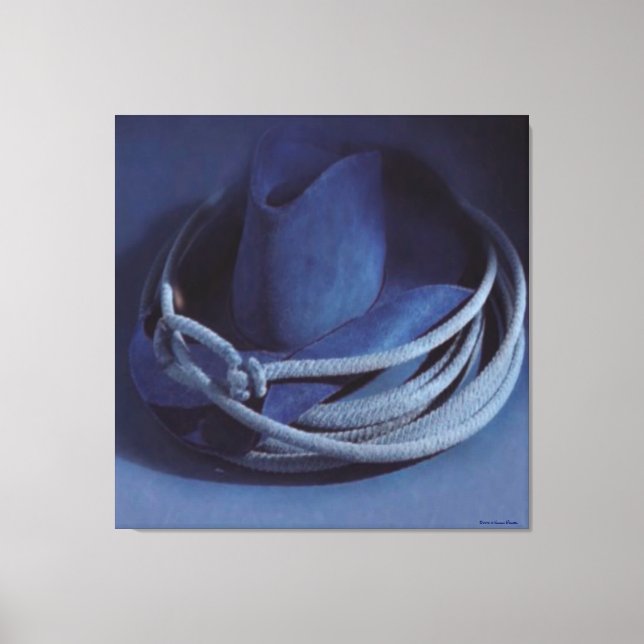 Cowboy Hat Stretched Canvas Print (Front)