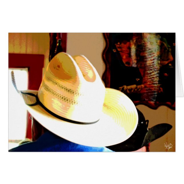 Cowboy Hats at Texas 290 Diner, Johnson City, TX (Front Horizontal)