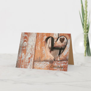 Cowboy Heart Holiday Card