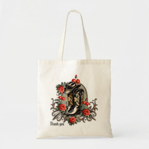 Cowboy hearts: A poem of boots and flowers. Tote Bag