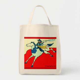 Cowboy Horse by Katie Pfeiffer Tote Bag