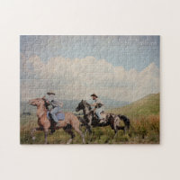 Cowboy Horse Riding