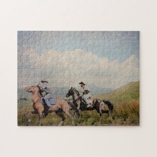 Cowboy Horse Riding Jigsaw Puzzle