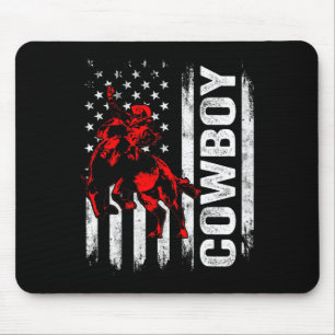 Cowboy Horse Show Horseck Riding Rider 3 Mouse Pad