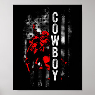 Cowboy Horse Show Horseck Riding Rider Poster
