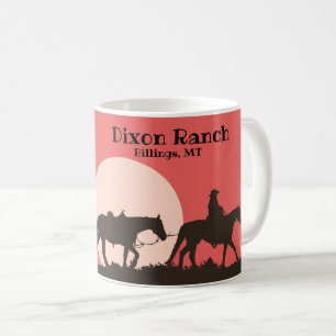 Cowboy Horse Western Sky Coffee Mug