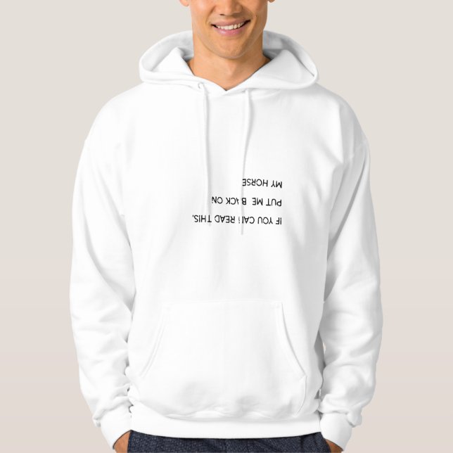 Cowboy Humor Sweatshirt – Rodeo Life Quote (Front)