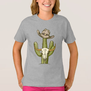 Cowboy In Westen Cactus Yeehaw Gift Ideas T-Shirt