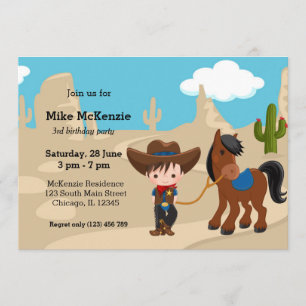 Cowboy Invitation