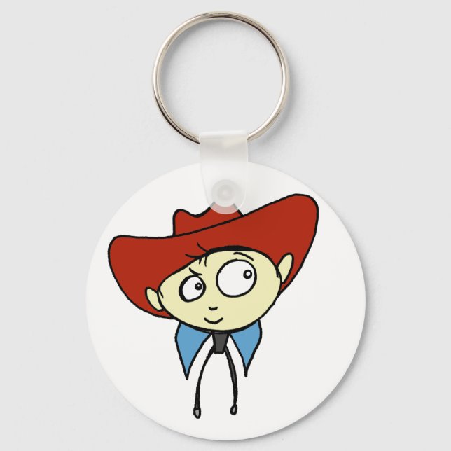 Cowboy Keychain (Front)