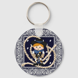 Cowboy Keychain