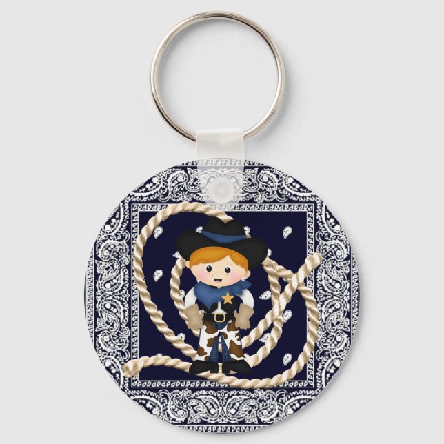 Cowboy Keychain (Front)