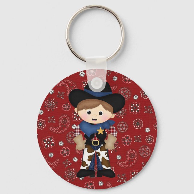 Cowboy Keychain (Front)