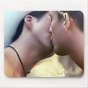 Cowboy Kiss Mouse Pad