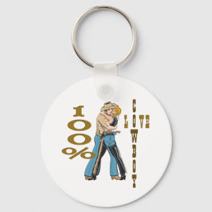 Cowboy Love Keychain