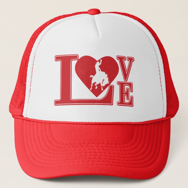 Cowboy Love, Love Cowboy Trucker Hat (Front)