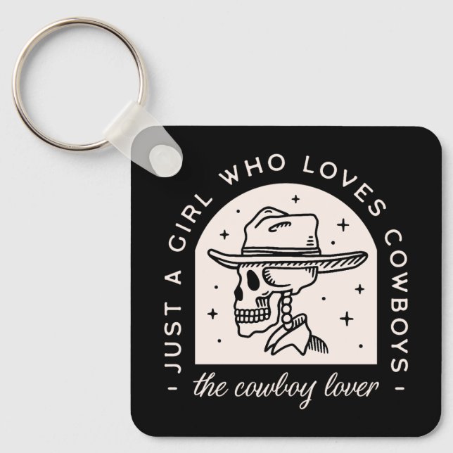 Cowboy lover western dark romance keychain (Front)