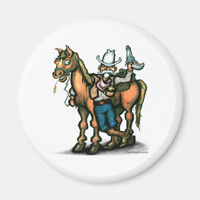 Cowboy Magnet (Front)