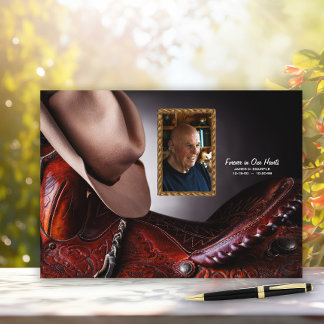 Cowboy Memorial Funeral Livre d'or