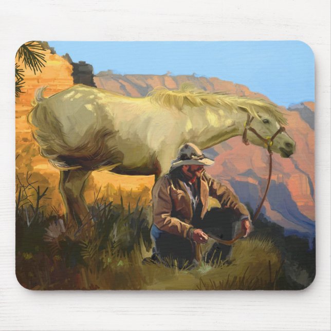 cowboy mouse pad (Front)