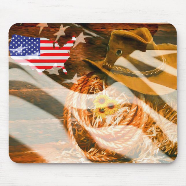 Cowboy Mouse Pad (Front)