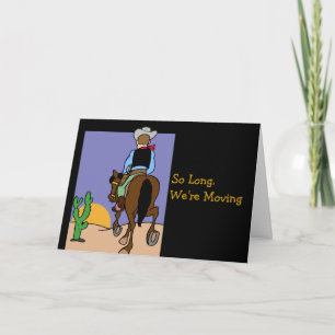 Cowboy Moving Notice Announcement