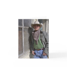 Cowboy Notecard