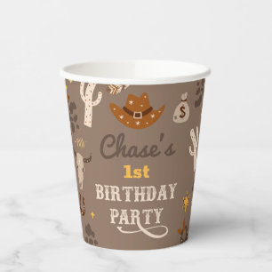 Cowboy Party Cups   Western Party Cups