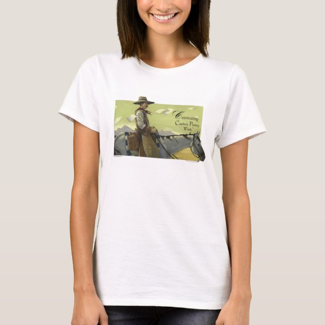 Cowboy Poetry  Week Shirt (Front)