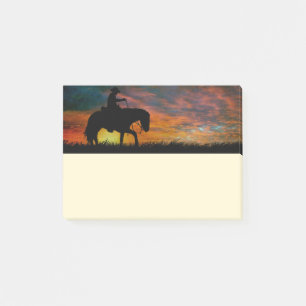 Cowboy Post-It Notes