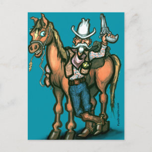 Cowboy Postcard