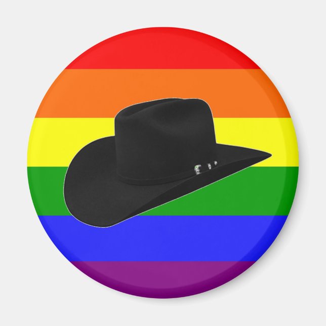Cowboy Pride Magnet (Front)
