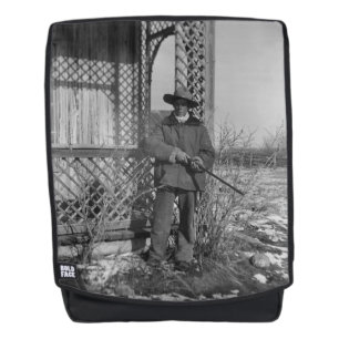 Cowboy Rancher or Canadian Outlaw of Old West Backpack