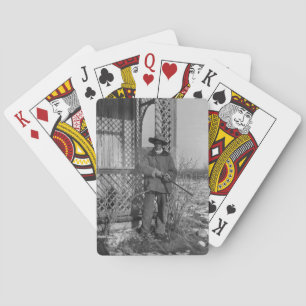 Cowboy Rancher or Canadian Outlaw of Old West Playing Cards