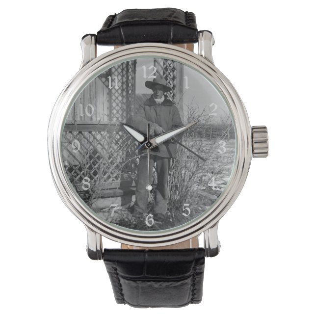 Cowboy Rancher or Canadian Outlaw of Old West Watch (Front)