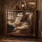 Cowboy Resting Decoupage