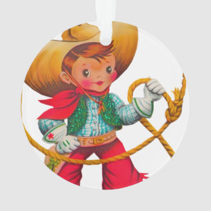 Cowboy Retro Boy Child Cute Western