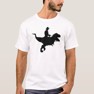 Cowboy Riding T-Rex T-shirt