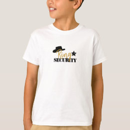 Cowboy ring security t shirt