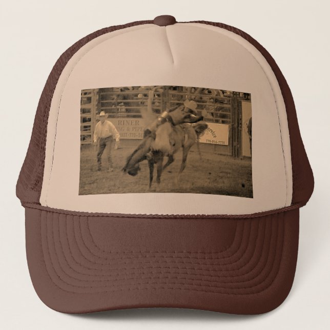 Cowboy Rodeo Trucker Hat (Front)