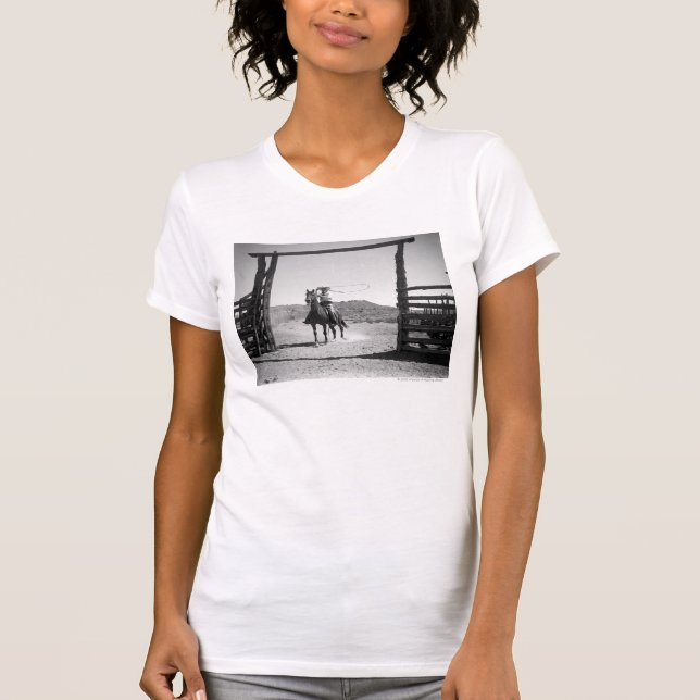 Cowboy roping T-Shirt (Front)