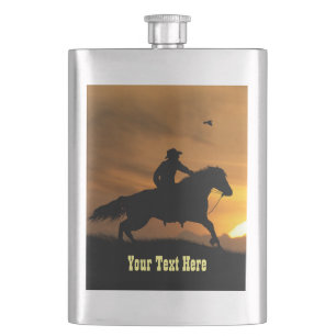 Cowboy Rustic Rugged Hip Flask