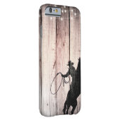 Cowboy Rustic Wood Barn Country Wild West Case-Mate iPhone Case (Back/Right)