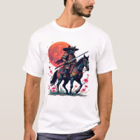 Cowboy Samurai Black Cat horse Unique gift cherry 